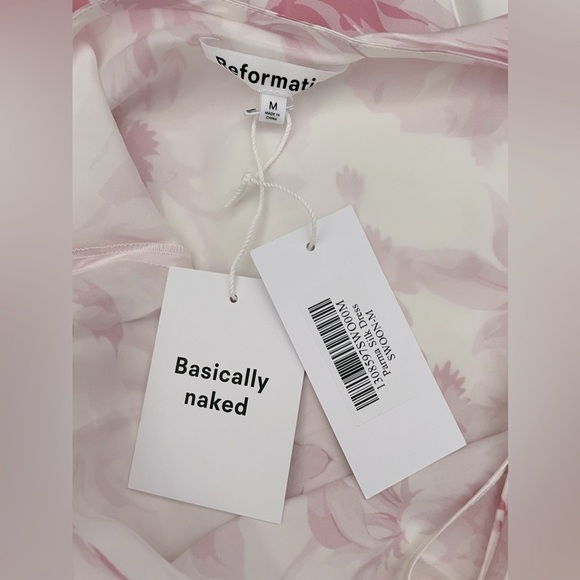 Reformation Parma floral silk dress in swoon NWT - Picture 5 of 8